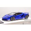 画像2: EIDOLON 1/43 Lamborghini Centenario LP770-4 2016 Rear Wing up Lobellia Blue Limited 32 pcs. (2)