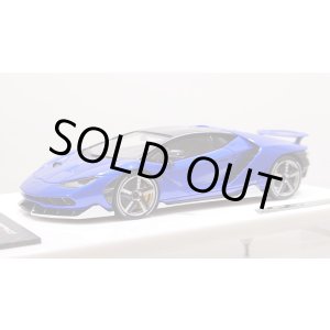 画像: EIDOLON 1/43 Lamborghini Centenario LP770-4 2016 Rear Wing up Lobellia Blue Limited 32 pcs.