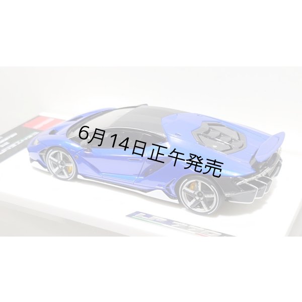 画像13: EIDOLON 1/43 Lamborghini Centenario LP770-4 2016 Rear Wing up Lobellia Blue Limited 32 pcs. (13)