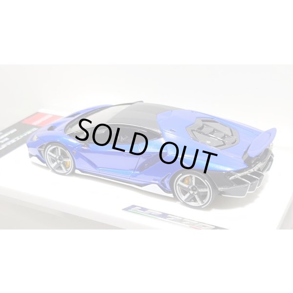画像12: EIDOLON 1/43 Lamborghini Centenario LP770-4 2016 Rear Wing up Lobellia Blue Limited 32 pcs. (12)