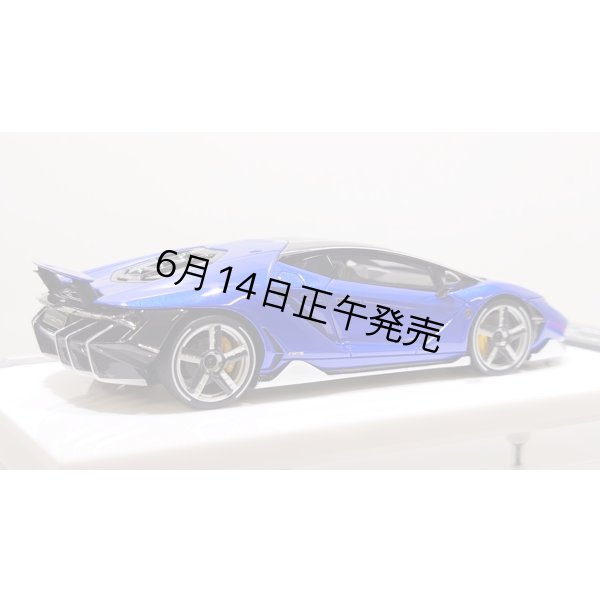画像8: EIDOLON 1/43 Lamborghini Centenario LP770-4 2016 Rear Wing up Lobellia Blue Limited 32 pcs. (8)