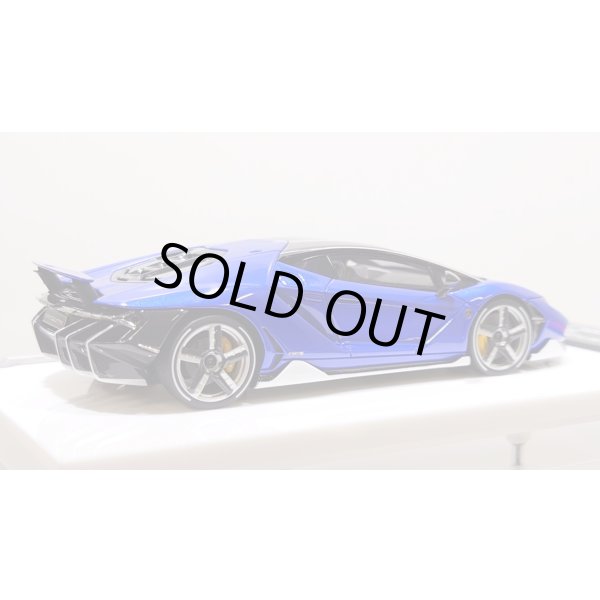 画像7: EIDOLON 1/43 Lamborghini Centenario LP770-4 2016 Rear Wing up Lobellia Blue Limited 32 pcs. (7)