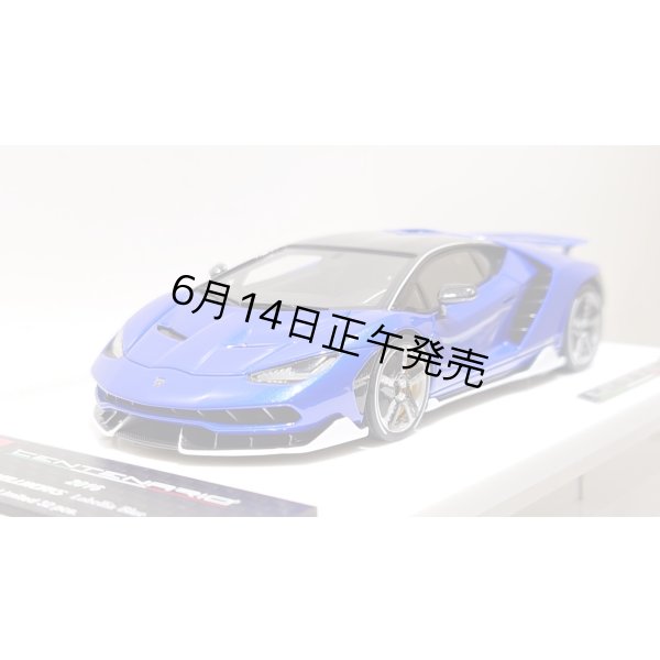 画像10: EIDOLON 1/43 Lamborghini Centenario LP770-4 2016 Rear Wing up Lobellia Blue Limited 32 pcs. (10)