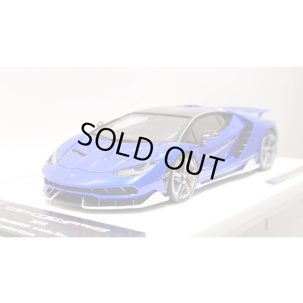 画像9: EIDOLON 1/43 Lamborghini Centenario LP770-4 2016 Rear Wing up Lobellia Blue Limited 32 pcs. (9)