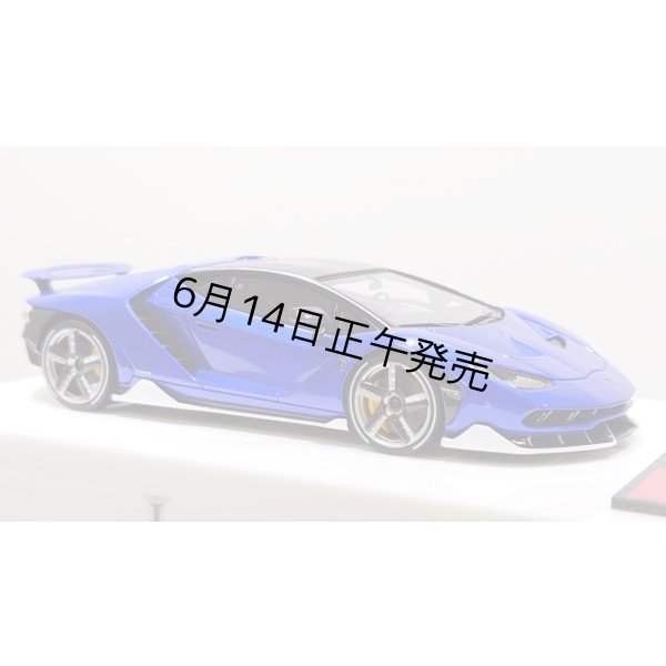 画像6: EIDOLON 1/43 Lamborghini Centenario LP770-4 2016 Rear Wing up Lobellia Blue Limited 32 pcs. (6)