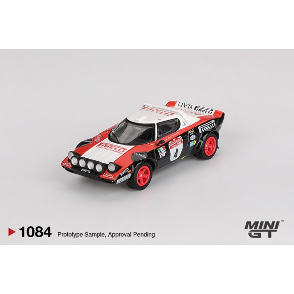 画像1: MINI GT 1/64 Lancia Stratos HF Rally Sanremo 1978 Winning Car #4 (LHD) (1)
