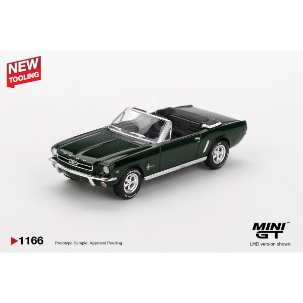 画像2: MINI GT 1/64 Ford Mustang Convertible 1964 Highlight Green (LHD) [Blister Packaging] (2)