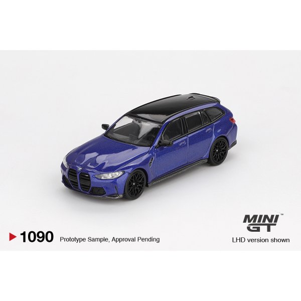 画像2: MINI GT 1/64 BMW M3 Competition Touring Portimao Blue Metallic (LHD) (2)
