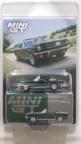 画像: MINI GT 1/64 Ford Mustang Convertible 1964 Highlight Green (LHD) [Blister Packaging]
