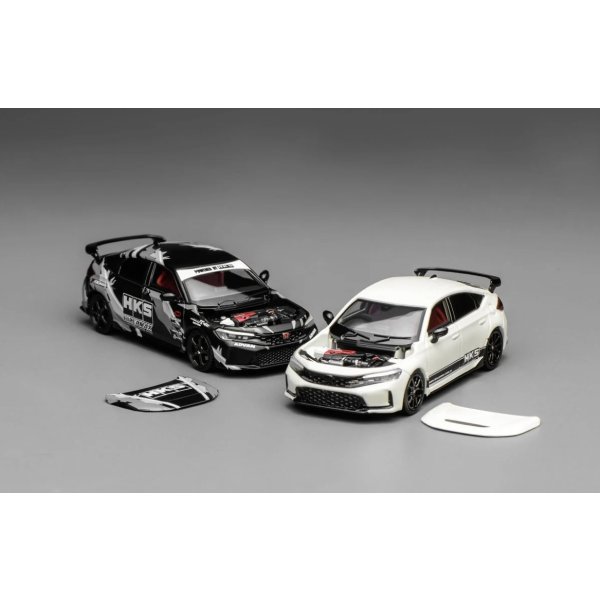 画像8: MOTORHELIX 1/64 Honda Civic Type R (FL5) HKS Livery Championship White (8)