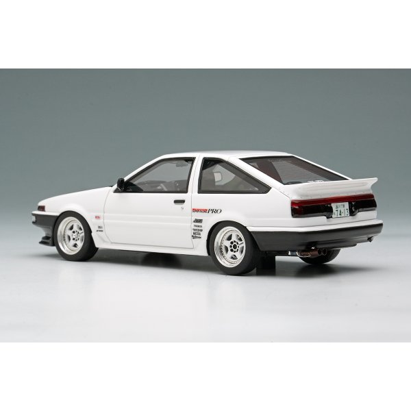 画像3: EIDOLON 1/43 Toyota Sprinter Trueno (AE86) (3-Door) Tk-Street Ver. White (Green Carbon Hood) (3)