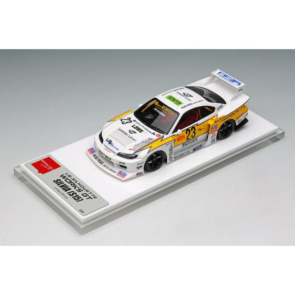 画像12: EIDOLON 1/43 LB-Super Silhouette S15 SILVIA White / Yellow Stripe Limited 200 pcs. (12)