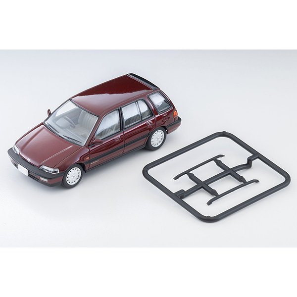 画像9: TOMYTEC 1/64 Limited Vintage NEO Honda Civic Shuttle 56i (Red) 1990 (9)