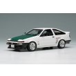 画像2: EIDOLON 1/43 Toyota Sprinter Trueno (AE86) (3-Door) Tk-Street Ver. White (Green Carbon Hood) (2)