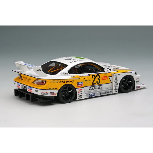 画像4: EIDOLON 1/43 LB-Super Silhouette S15 SILVIA White / Yellow Stripe Limited 200 pcs. (4)