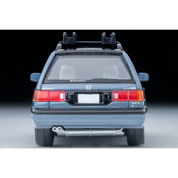 画像8: TOMYTEC 1/64 Limited Vintage NEO Honda Civic Shuttle RT X (Blue) 1990 with Figure and Mountain Bike (8)