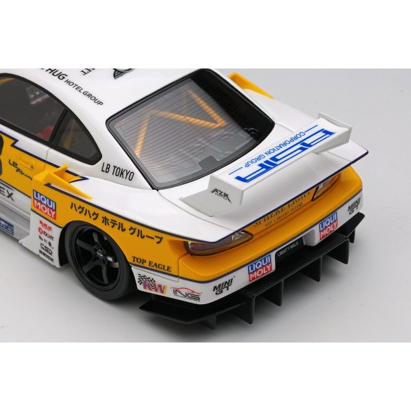 画像7: EIDOLON 1/43 LB-Super Silhouette S15 SILVIA White / Yellow Stripe Limited 200 pcs. (7)