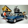 画像10: TOMYTEC 1/64 Limited Vintage NEO Honda Civic Shuttle RT X (Blue) 1990 with Figure and Mountain Bike (10)