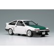 画像12: EIDOLON 1/43 Toyota Sprinter Trueno (AE86) (3-Door) Tk-Street Ver. White (Green Carbon Hood) (12)