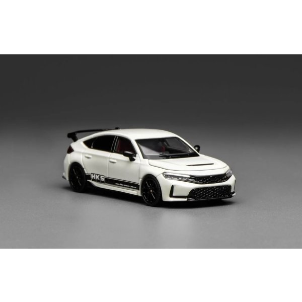 画像2: MOTORHELIX 1/64 Honda Civic Type R (FL5) HKS Livery Championship White (2)