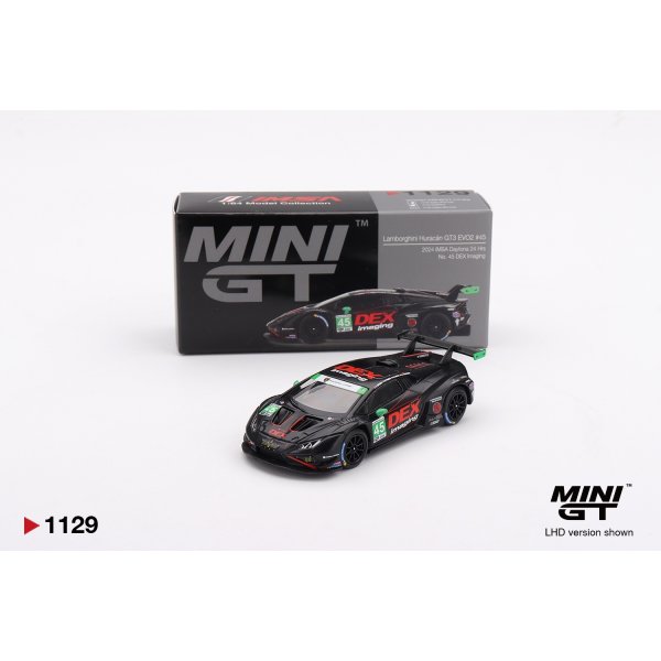 画像1: MINI GT 1/64 Lamborghini Huracán GT3 EVO2 IMSA Daytona 24 Hours 2024 #45 No.45 DEX Imaging (LHD) (1)