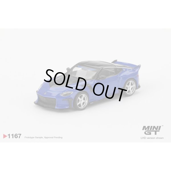 画像1: MINI GT 1/64 Nissan Z Veilside FFZ400 Seiran Blue (LHD) (1)