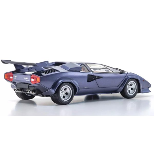 画像2: Kyosho Original 1/18 Lamborghini Countach LP5000 Quattro Barvole Dark Blue (2)