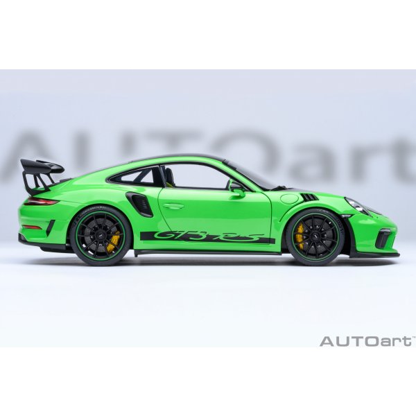 画像4: AUTOart 1/18 Porsche 911 (991.2) GT3 RS Weissach Package (Green/Carbon Black) (4)