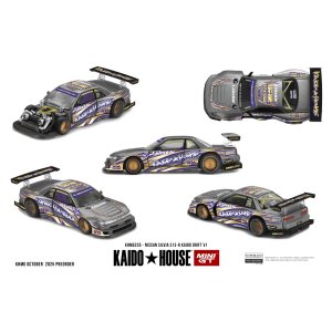 画像: MINI GT 1/64 Nissan Silvia S13-R KAIDO DRIFT V1 (RHD)