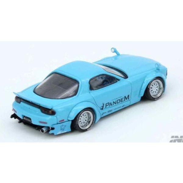 画像3: INNO Models 1/64 Mazda RX-7 (FD3S) "Pandem Rocket Bunny" Tiffany Blue (3)