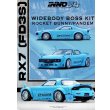 画像5: INNO Models 1/64 Mazda RX-7 (FD3S) "Pandem Rocket Bunny" Tiffany Blue (5)