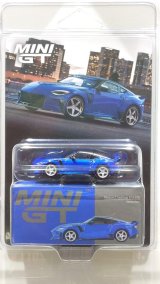 画像: MINI GT 1/64 Nissan Z Veilside FFZ400 Seiran Blue (LHD) [Blister Packaging]