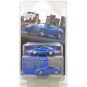 画像: MINI GT 1/64 Nissan Z Veilside FFZ400 Seiran Blue (LHD) [Blister Packaging]