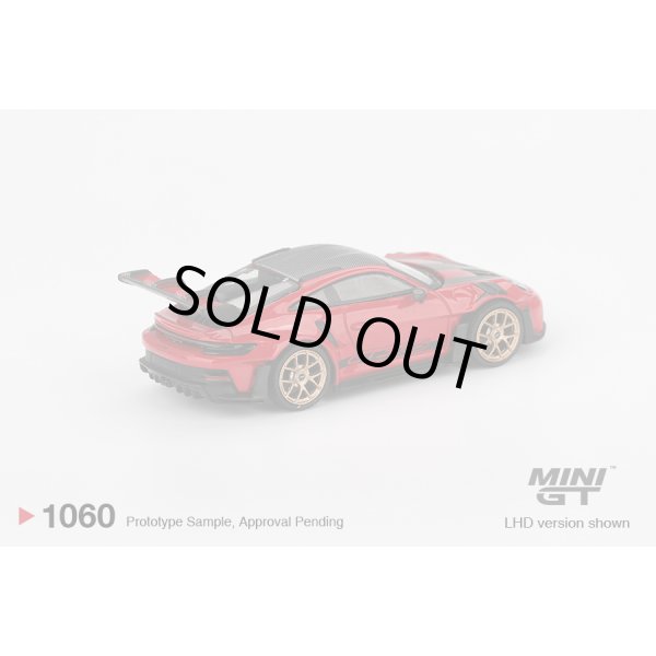 画像2: MINI GT 1/64 Porsche 911 (992) GT3 RS Weissach Package Guards Red (LHD) (2)
