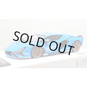 画像: EIDOLON 1/43 Lamborghini Sian FKP 37 2019 with Stripe Azzurro Pearl Limited 32 pcs.