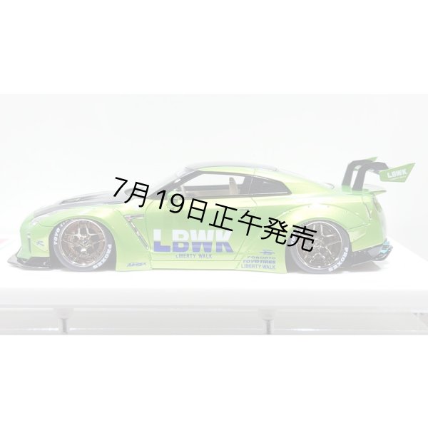 画像3: EIDOLON 1/43 LB WORKS GT-R Type 1.5 (LB-Silhouette GT Wing) Giallo Verde Pearl Limited 32 pcs. (3)