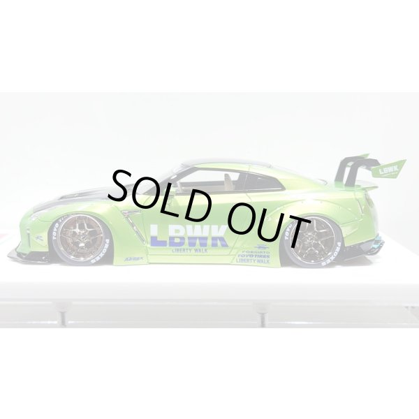 画像2: EIDOLON 1/43 LB WORKS GT-R Type 1.5 (LB-Silhouette GT Wing) Giallo Verde Pearl Limited 32 pcs. (2)