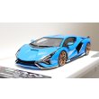 画像10: EIDOLON 1/43 Lamborghini Sian FKP 37 2019 with Stripe Azzurro Pearl Limited 32 pcs. (10)