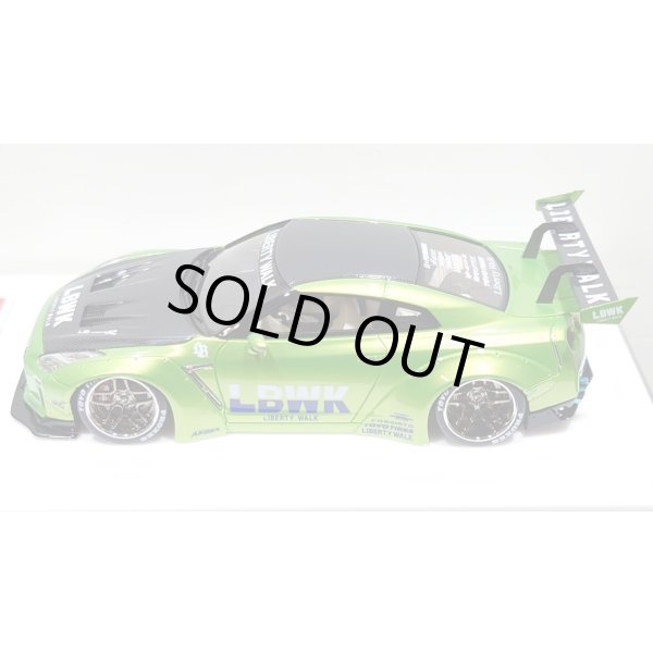 画像4: EIDOLON 1/43 LB WORKS GT-R Type 1.5 (LB-Silhouette GT Wing) Giallo Verde Pearl Limited 32 pcs. (4)