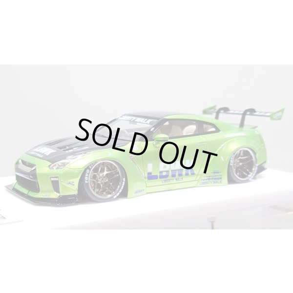 画像1: EIDOLON 1/43 LB WORKS GT-R Type 1.5 (LB-Silhouette GT Wing) Giallo Verde Pearl Limited 32 pcs. (1)