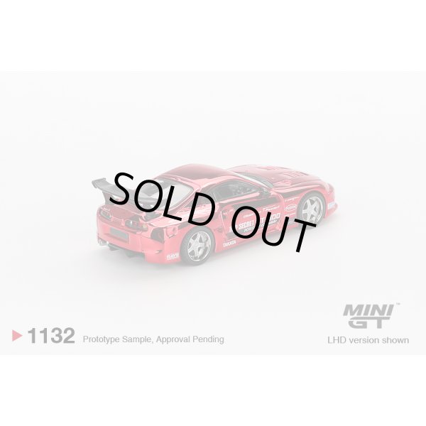 画像3: MINI GT 1/64 Toyota Supra (A80) GT-300 Top Secret Red Chrome (LHD) (3)