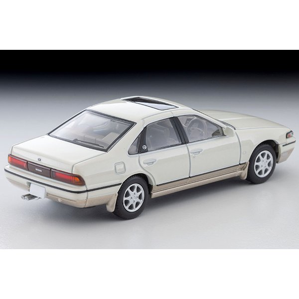 画像2: TOMYTEC 1/64 Limited Vintage NEO Nissan Cefiro Townride SV (White / Beige) 1991 (2)