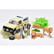 画像1: TOMYTEC 1/64 "Kaiyodo (海洋堂)" x "Tomica Limited Vintage" Diorama Collection 64 #Car Snap 32a Safari 4 (with Nissan Truck 4x4 King Cab) (1)