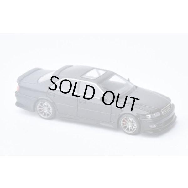 画像1: MODEL1 1/64 Toyota Chaser JZX100 Custom Version Gloss Black (1)