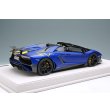 画像4: EIDOLON 1/18 Lamborghini Aventador LP750-4 SV Roadster 2015 Matte Candy Blue / Yellow Stripe Limited 50 pcs. (4)