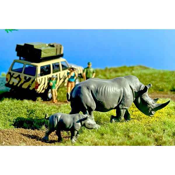画像3: TOMYTEC 1/64 "Kaiyodo (海洋堂)" x "Tomica Limited Vintage" Diorama Collection 64 #Car Snap 31a Safari 3 (with Toyota Land Cruiser 60) (3)