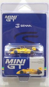 画像: MINI GT 1/64 Lotus 99T 1987 Monaco Grand Prix Winner #12 Ayrton Senna [Blister Packaging]