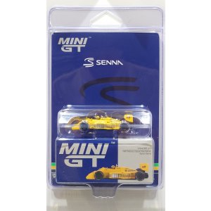 画像: MINI GT 1/64 Lotus 99T 1987 Monaco Grand Prix Winner #12 Ayrton Senna [Blister Packaging]