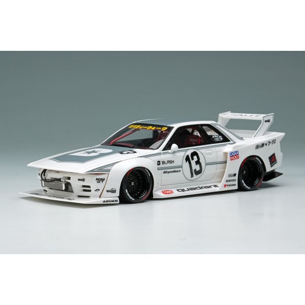 画像2: EIDOLON 1/43 LB-KAIDO WORKS NISSAN SKYLINE (R32) Tokyo Auto Salon 2025 White / Gray Stripe Limited 200 pcs. (2)