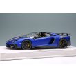 画像1: EIDOLON 1/18 Lamborghini Aventador LP750-4 SV Roadster 2015 Matte Candy Blue / Yellow Stripe Limited 50 pcs. (1)